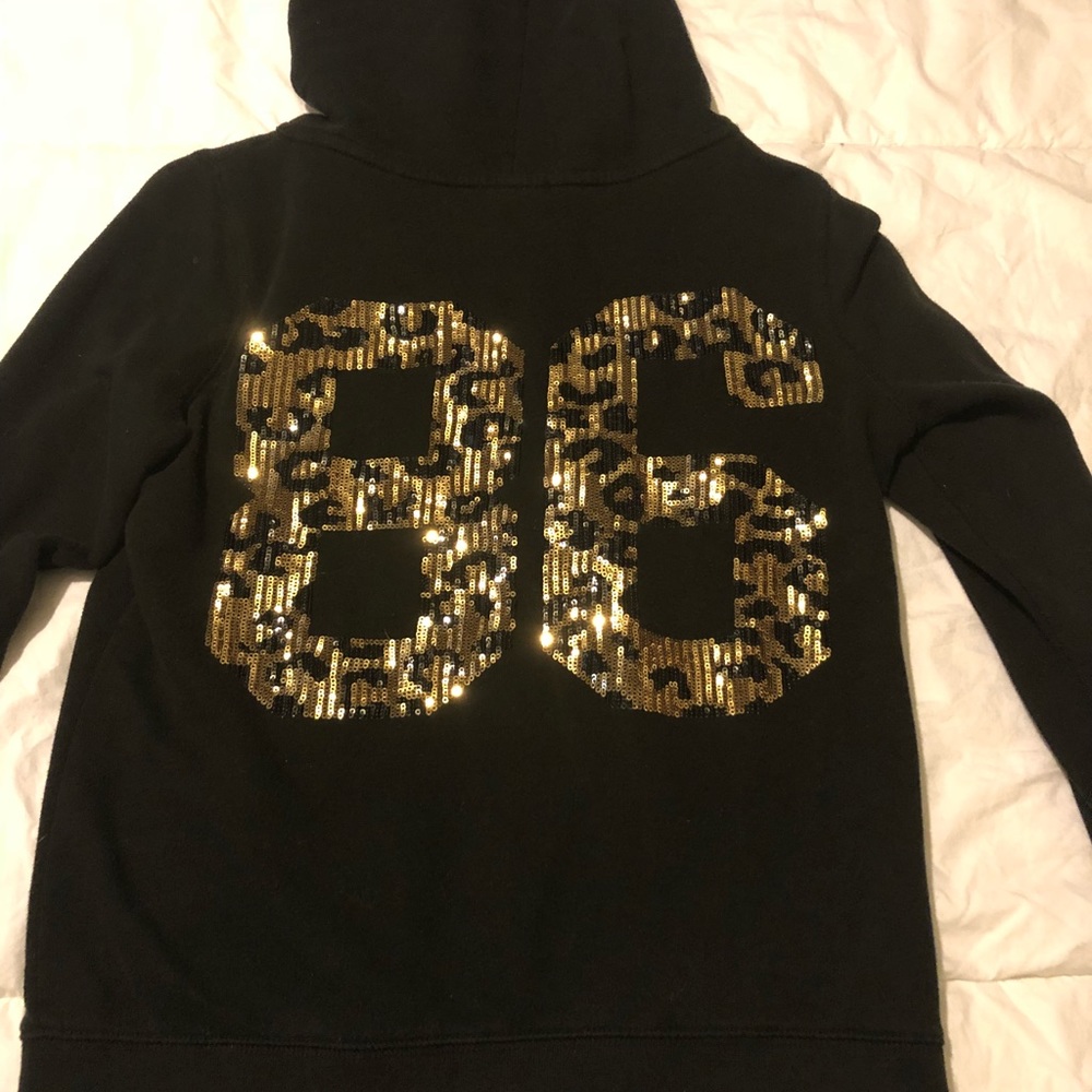 VICTORIAS SECRET BLING ZIP-UP HOODIE